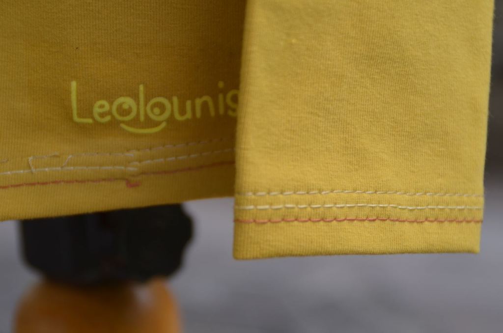 La manche est parfaite, l'ourlet du tee-shirt laisse à désirer mais bon... cafouillage de recouvreuse